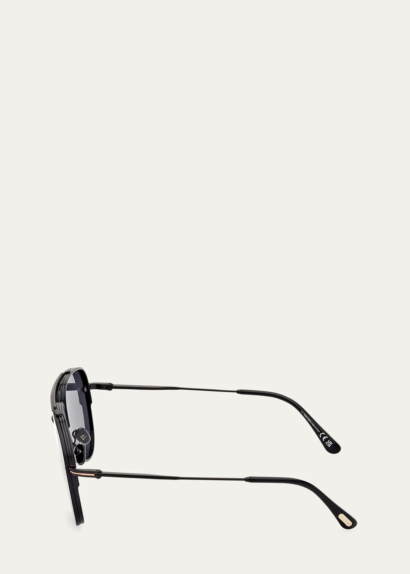 TOM FORDMen's Leon Metal Aviator Sunglasses