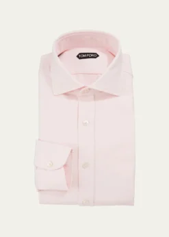 TOM FORDMen's Long-Sleeve Solid Dress Shirt