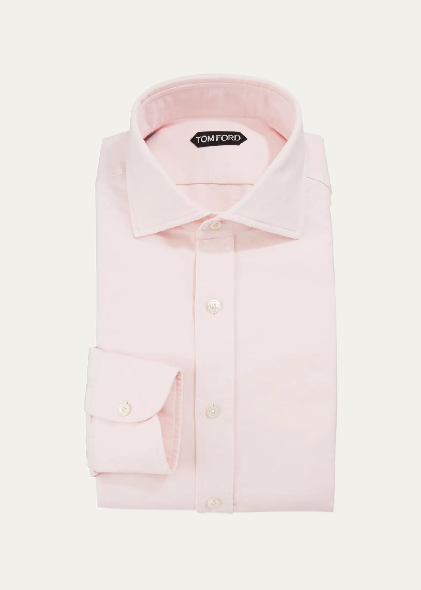 TOM FORDMen's Long-Sleeve Solid Dress Shirt