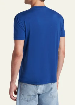 TOM FORDMen's Lyocell-Cotton Crewneck T-Shirt