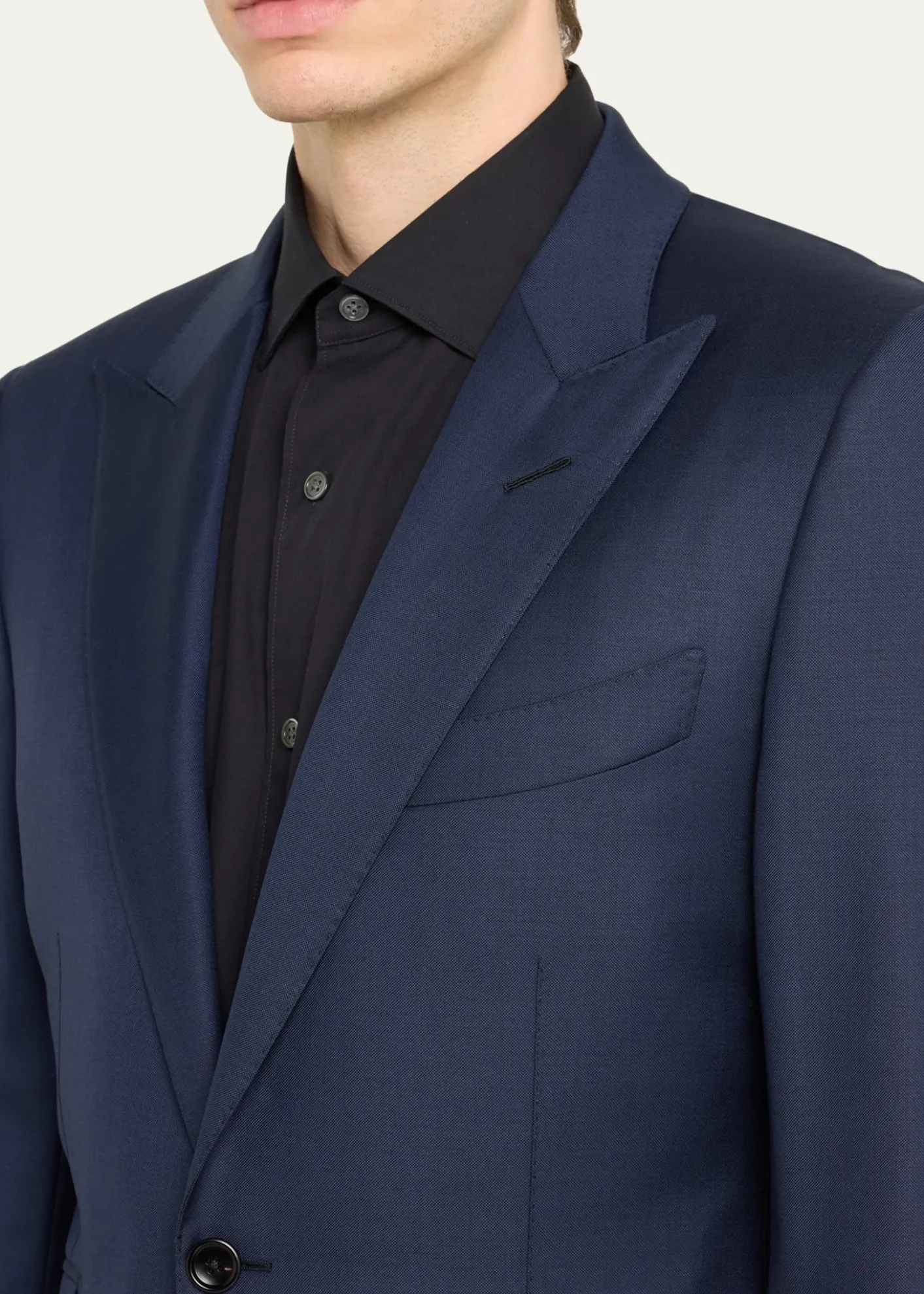TOM FORDMen's Modern Fit Sharkskin Suit