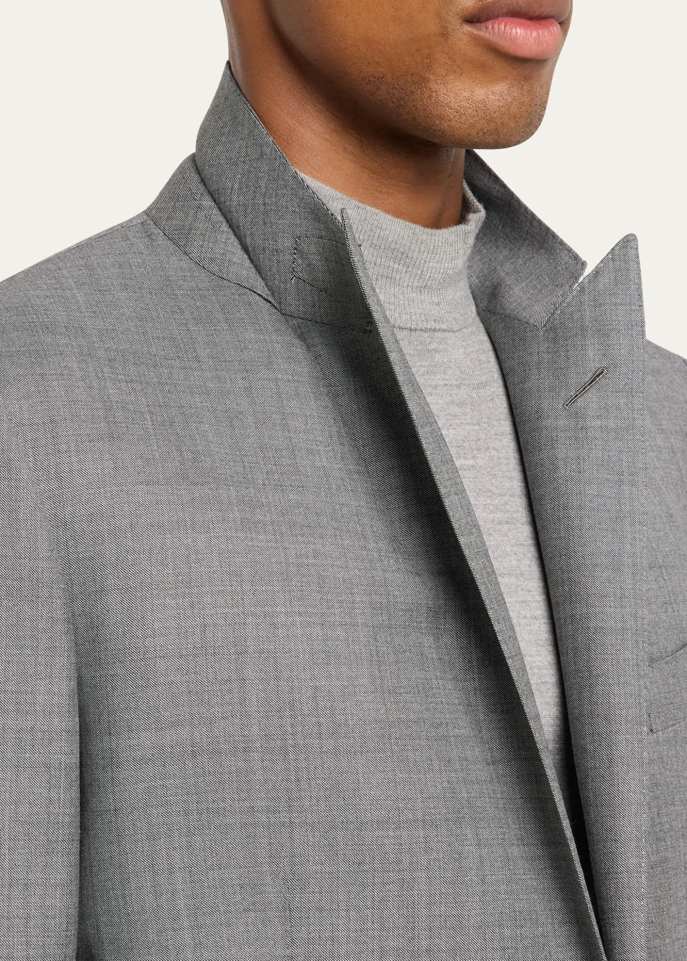 TOM FORDMen's Modern Fit Sharkskin Suit