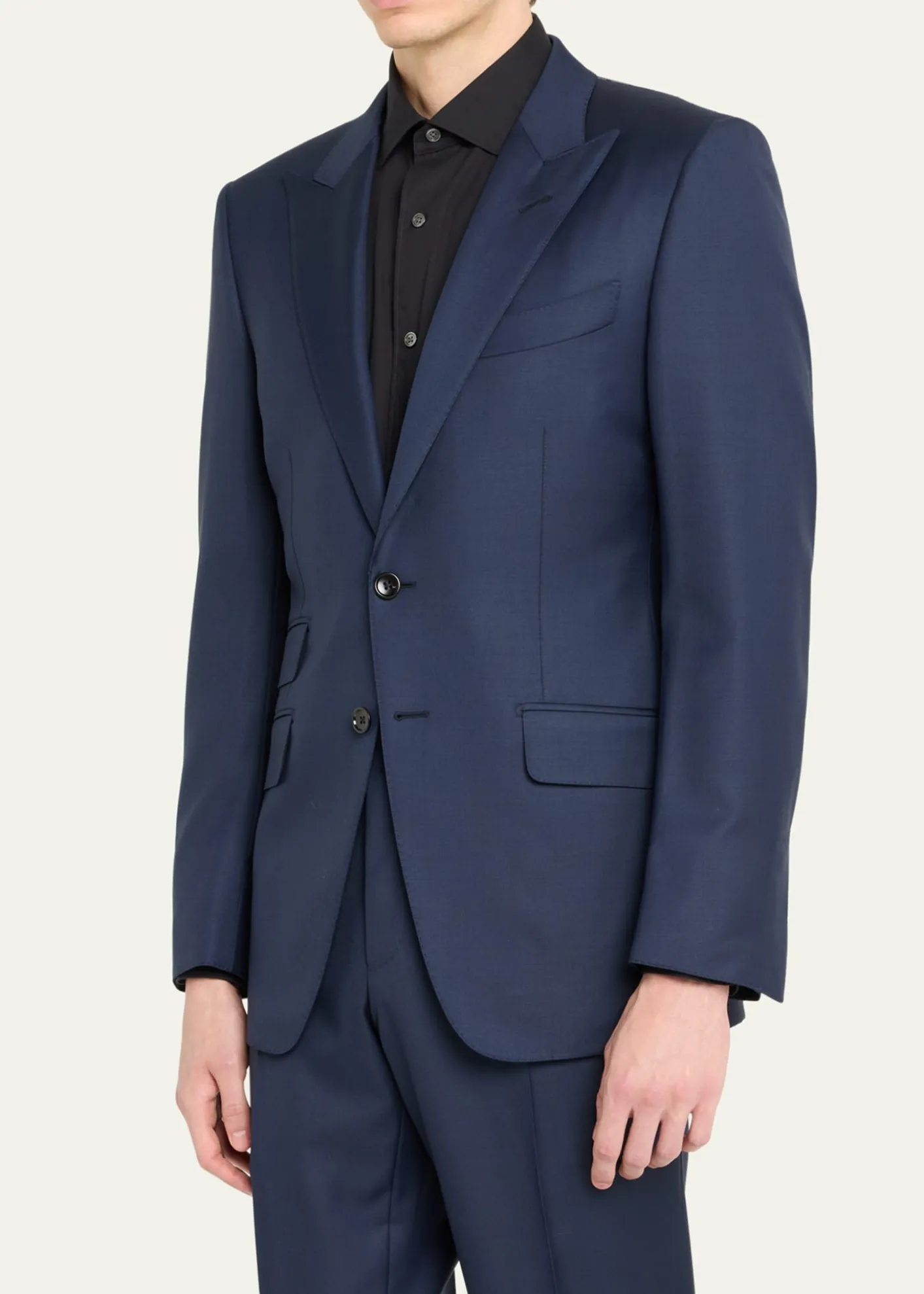 TOM FORDMen's Modern Fit Sharkskin Suit