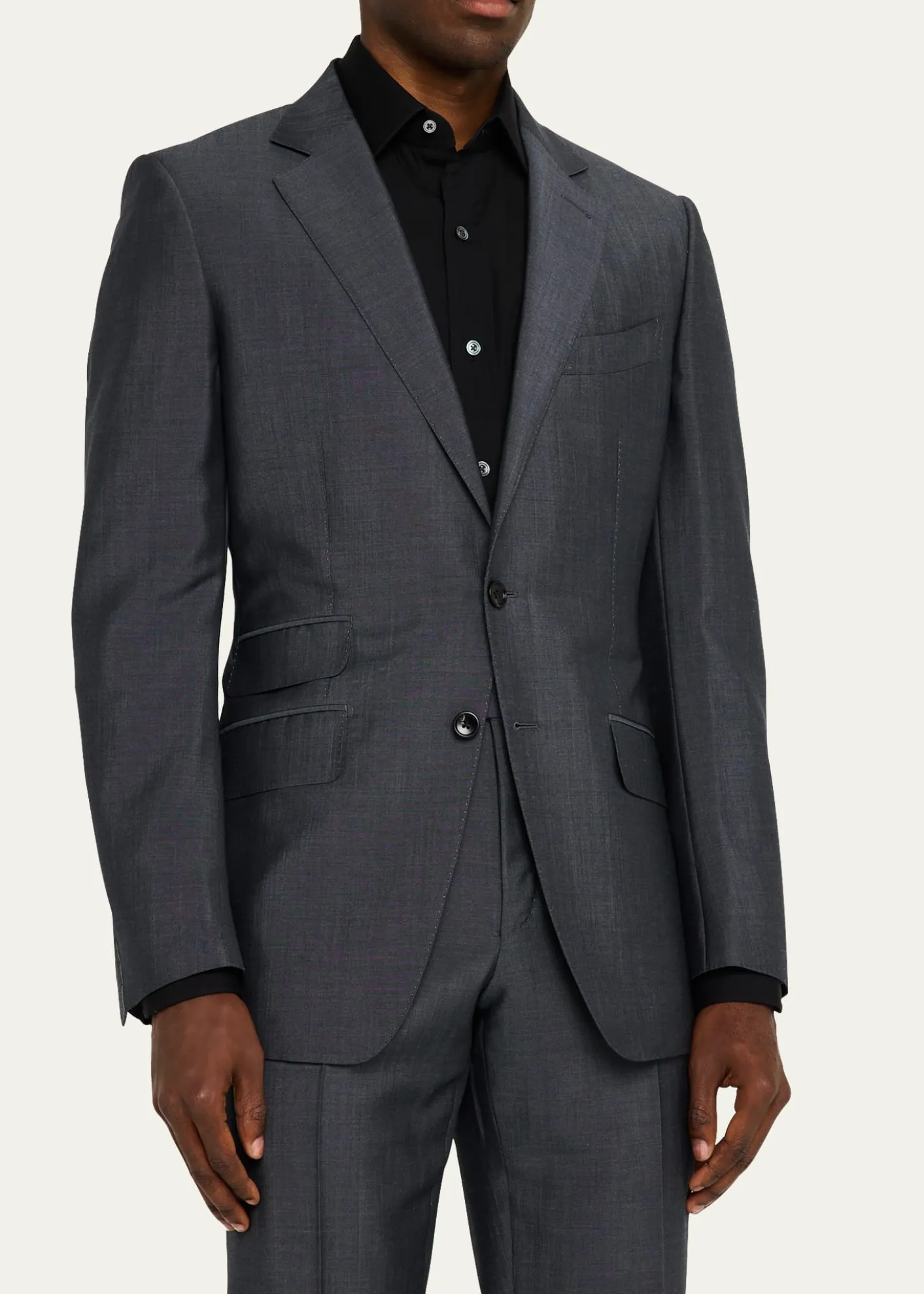 TOM FORDMen's O'Connor Iridescent Poplin Suit