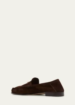 TOM FORDMen's Ripley Suede Moccasin T-Bit Loafers