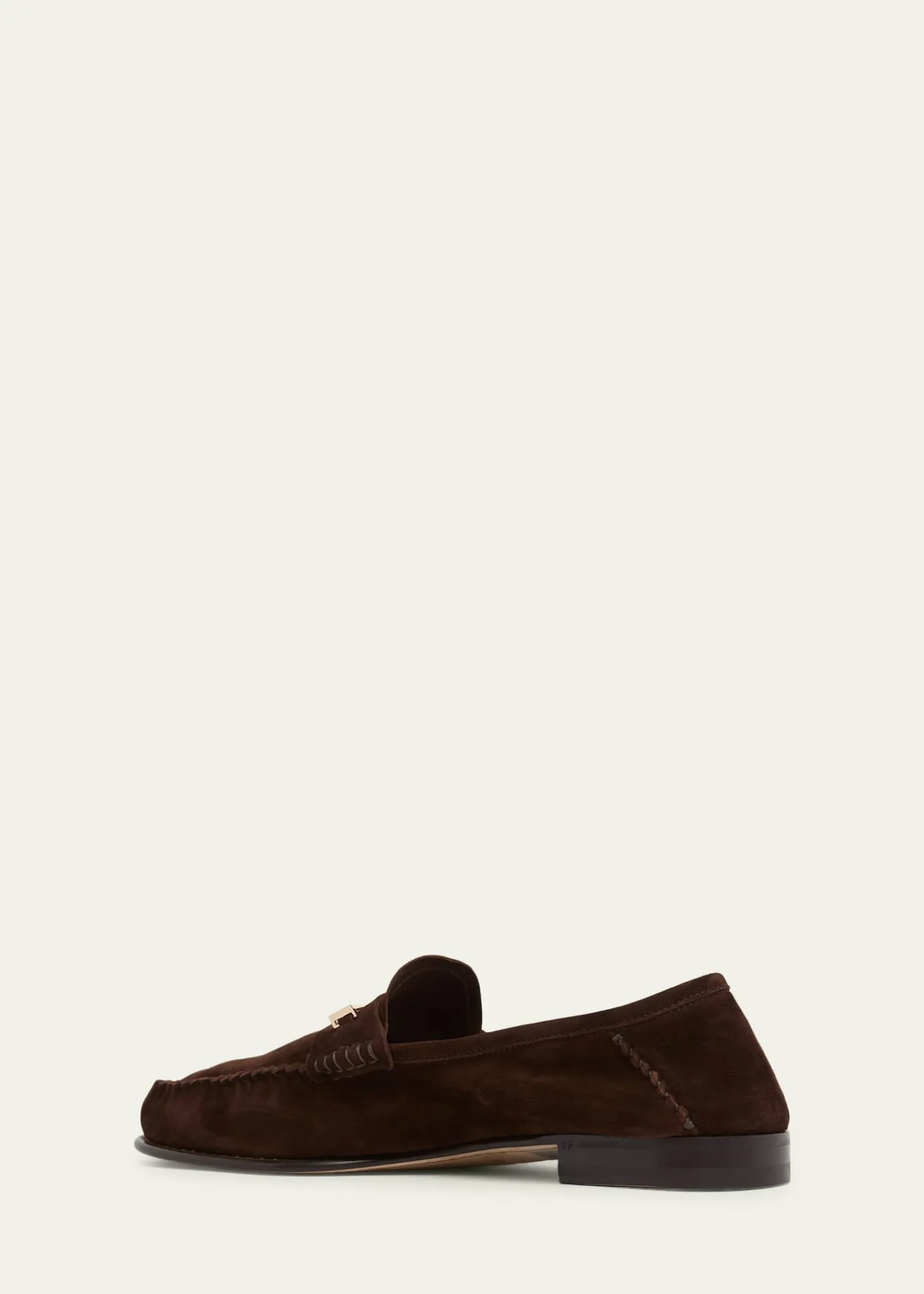 TOM FORDMen's Ripley Suede Moccasin T-Bit Loafers
