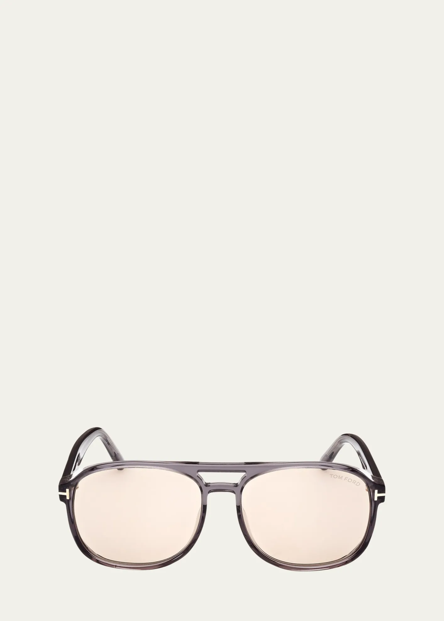 TOM FORDMen's Rosco Photochromic Acetate Aviator Sunglasses