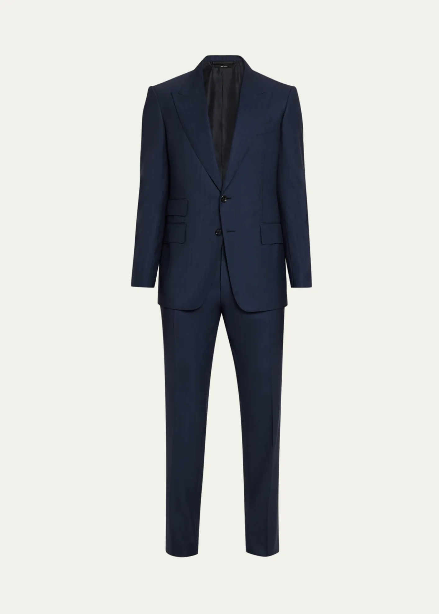 TOM FORDMen's Shelton Herringbone Stripe Suit