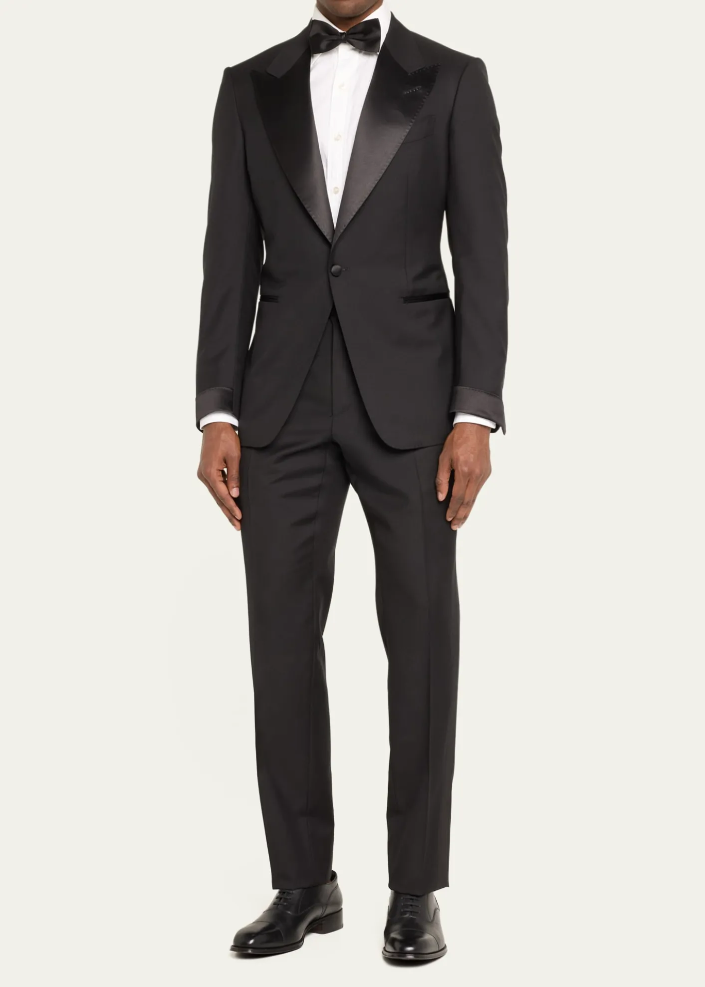 TOM FORDMen's Shelton Twill Peak Tuxedo