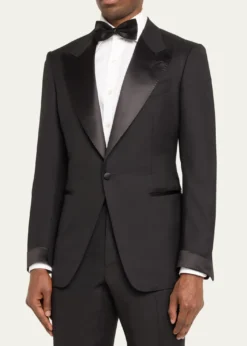 TOM FORDMen's Shelton Twill Peak Tuxedo