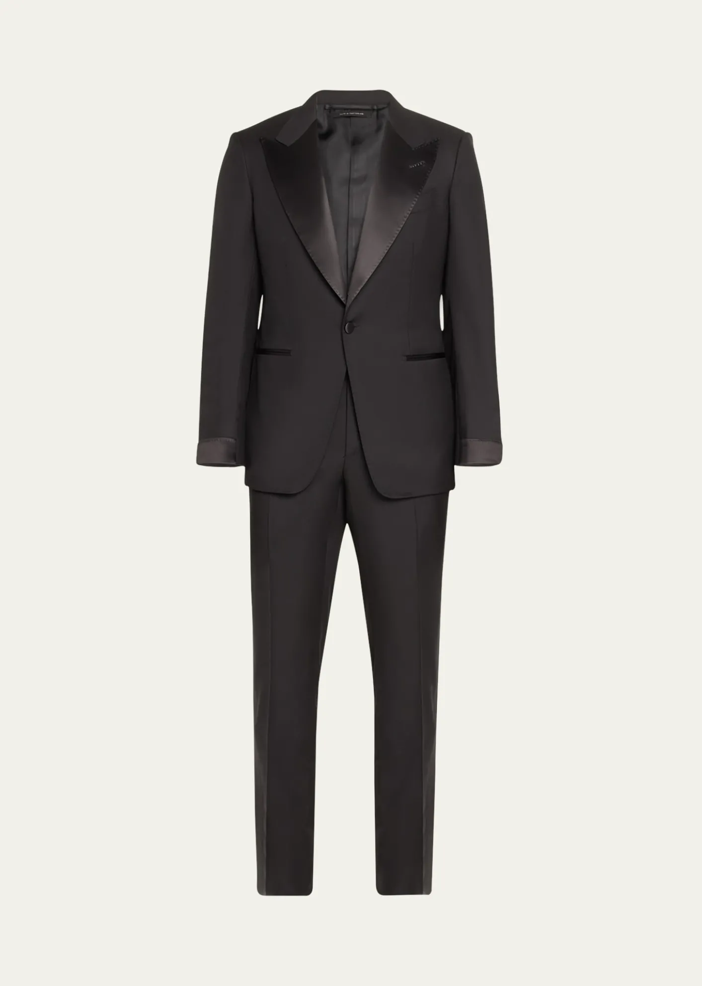 TOM FORDMen's Shelton Twill Peak Tuxedo