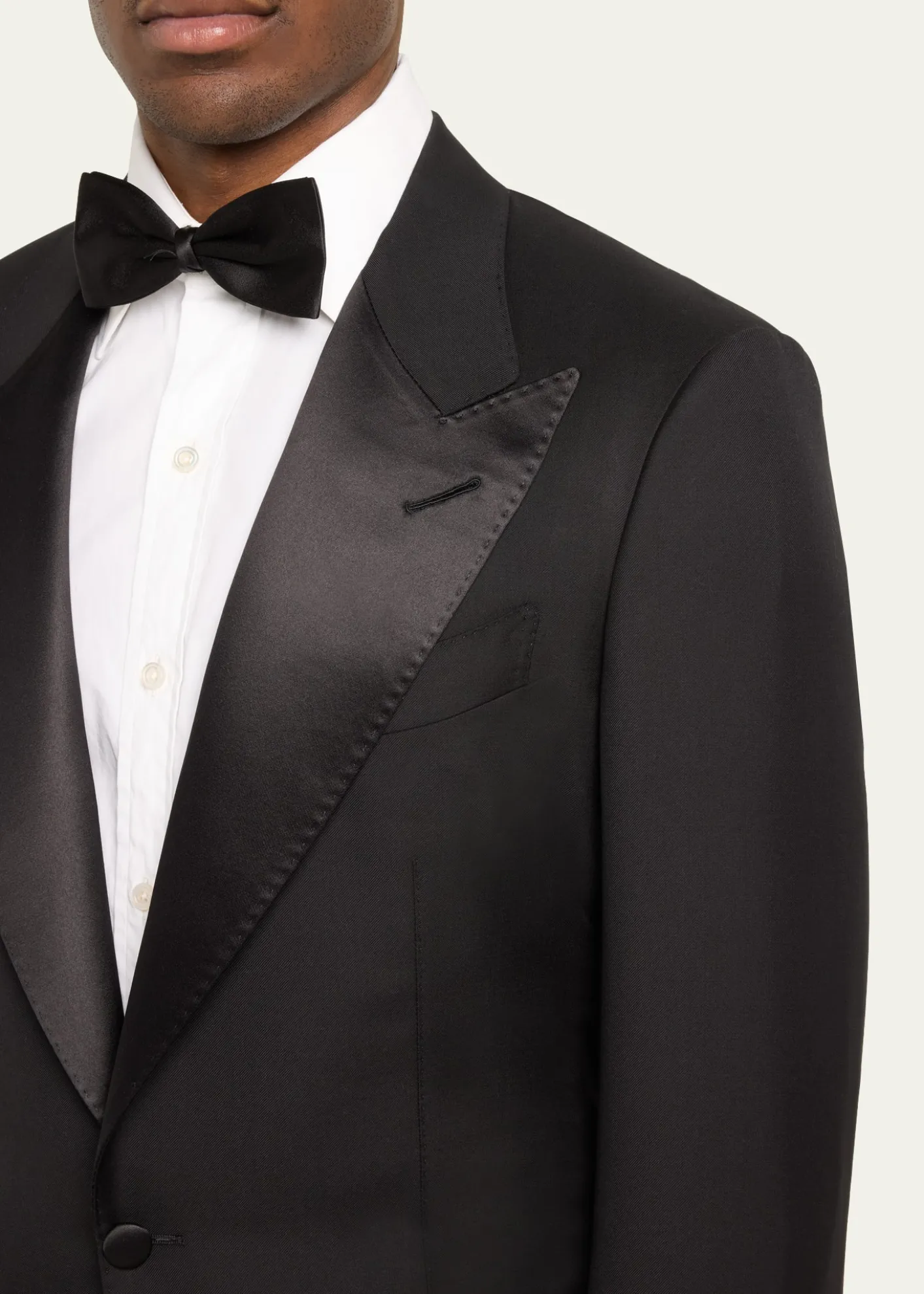 TOM FORDMen's Shelton Twill Peak Tuxedo
