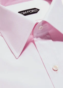 TOM FORDMen's Solid Point Collar Dress Shirt