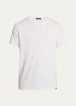 TOM FORDMen's Solid Stretch Jersey T-Shirt