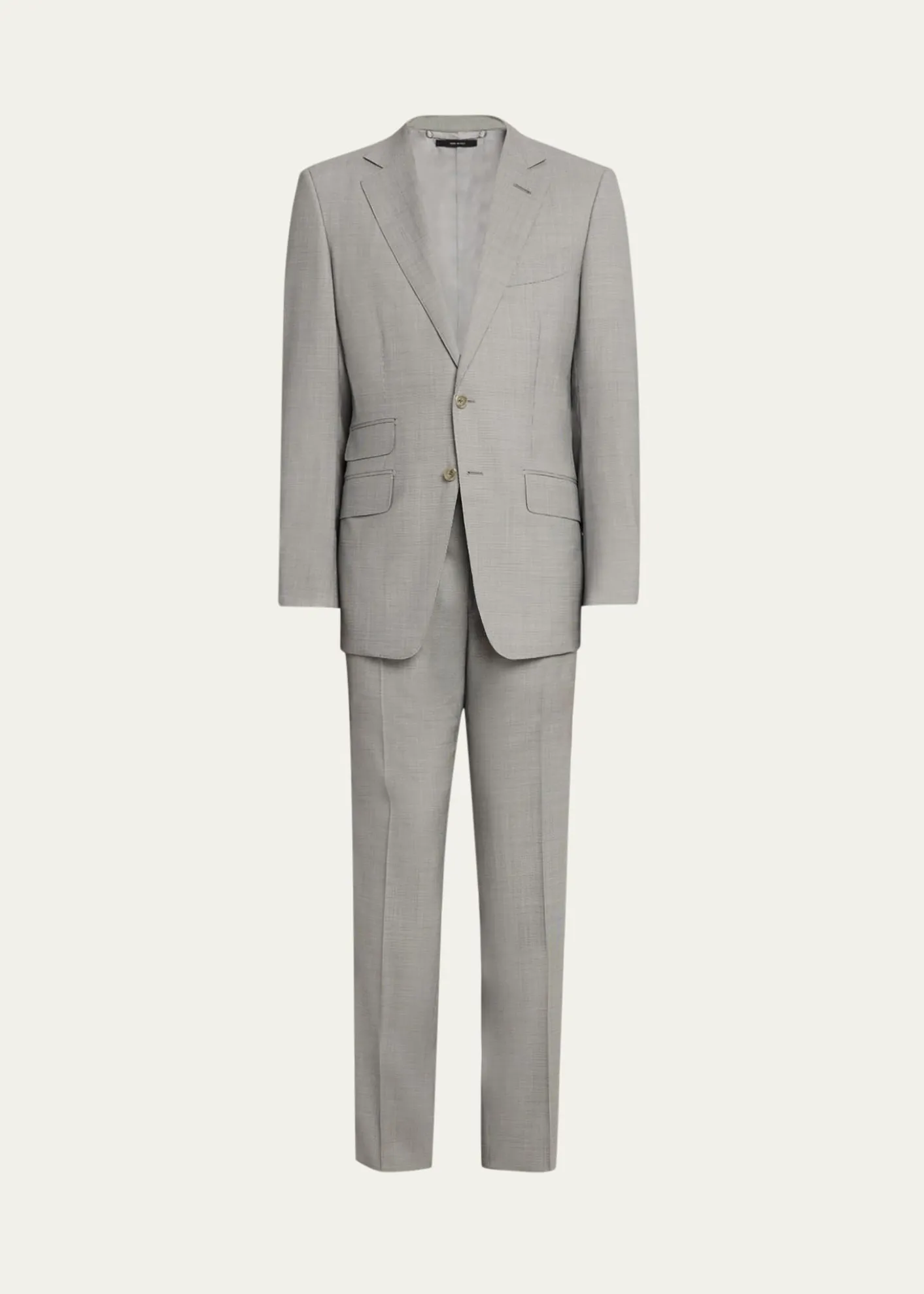 TOM FORDMen's Wool Basketweave Notch-Lapel Two-Piece Suit