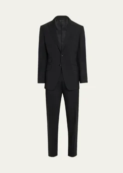 TOM FORDMen's Wool Peak Lapel Two-Piece Suit