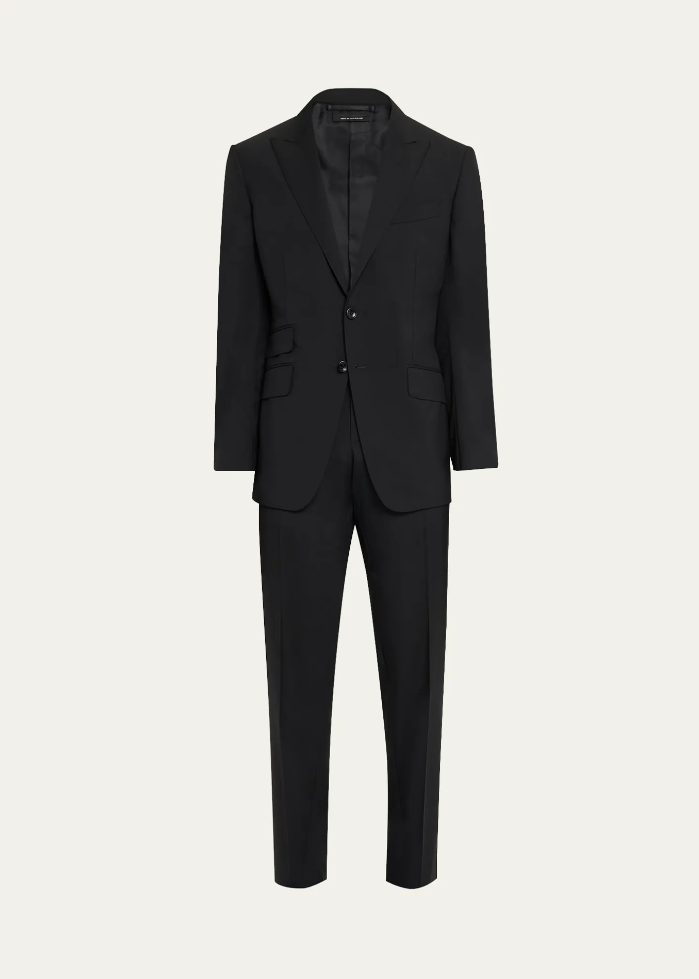 TOM FORDMen's Wool Peak Lapel Two-Piece Suit