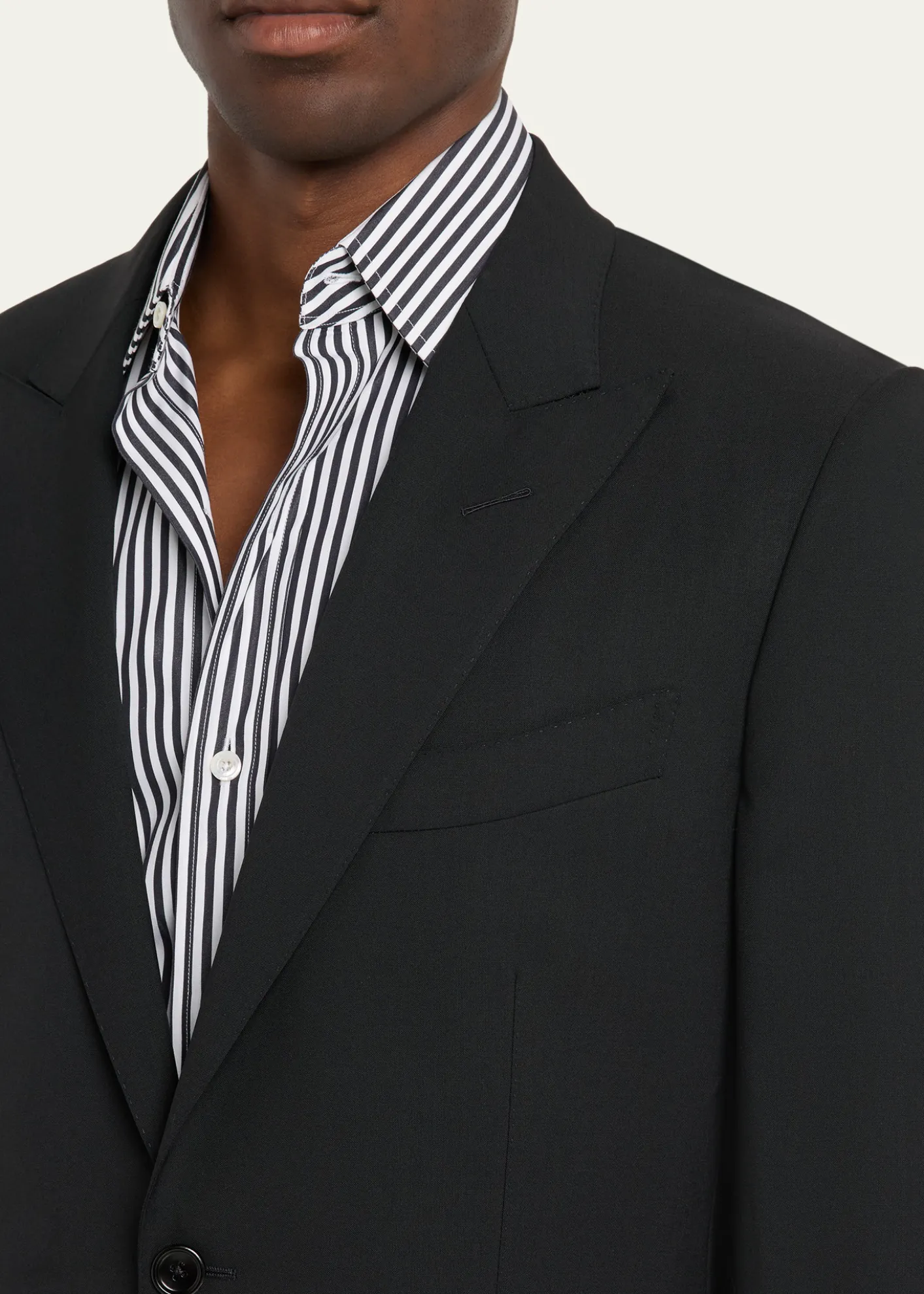 TOM FORDMen's Wool Peak Lapel Two-Piece Suit