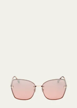 TOM FORDNickie Metal Butterfly Sunglasses