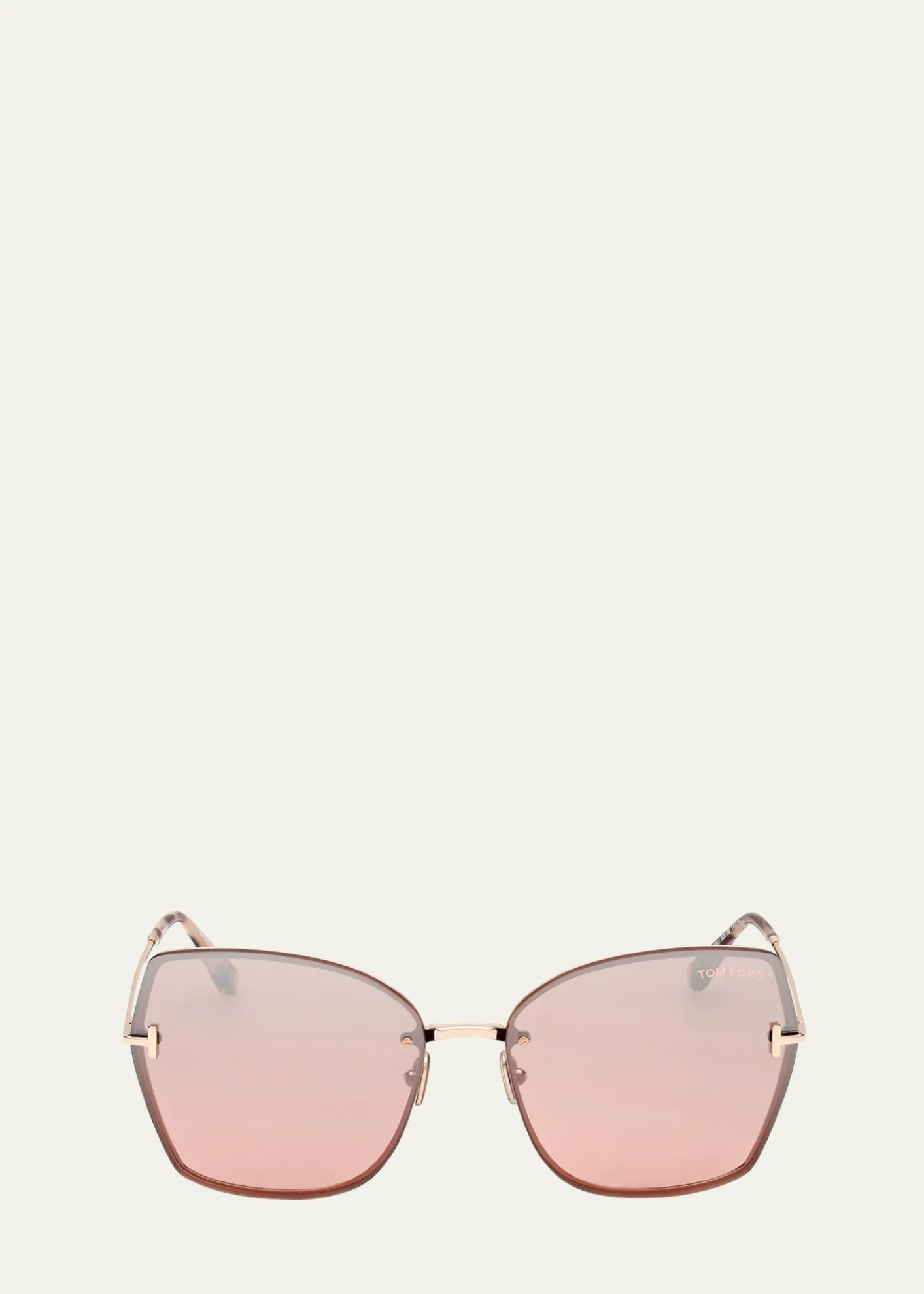 TOM FORDNickie Metal Butterfly Sunglasses