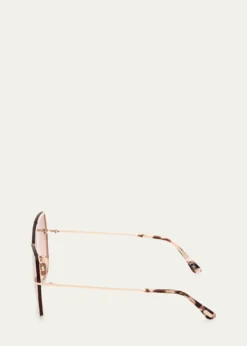 TOM FORDNickie Metal Butterfly Sunglasses
