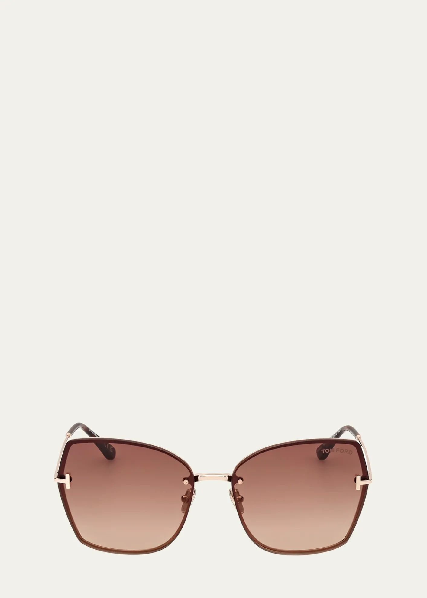 TOM FORDNickie Metal Butterfly Sunglasses