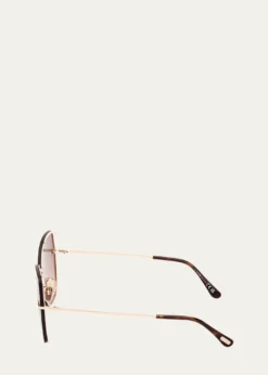 TOM FORDNickie Metal Butterfly Sunglasses