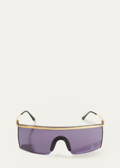 TOM FORDPavlos Metal Shield Sunglasses