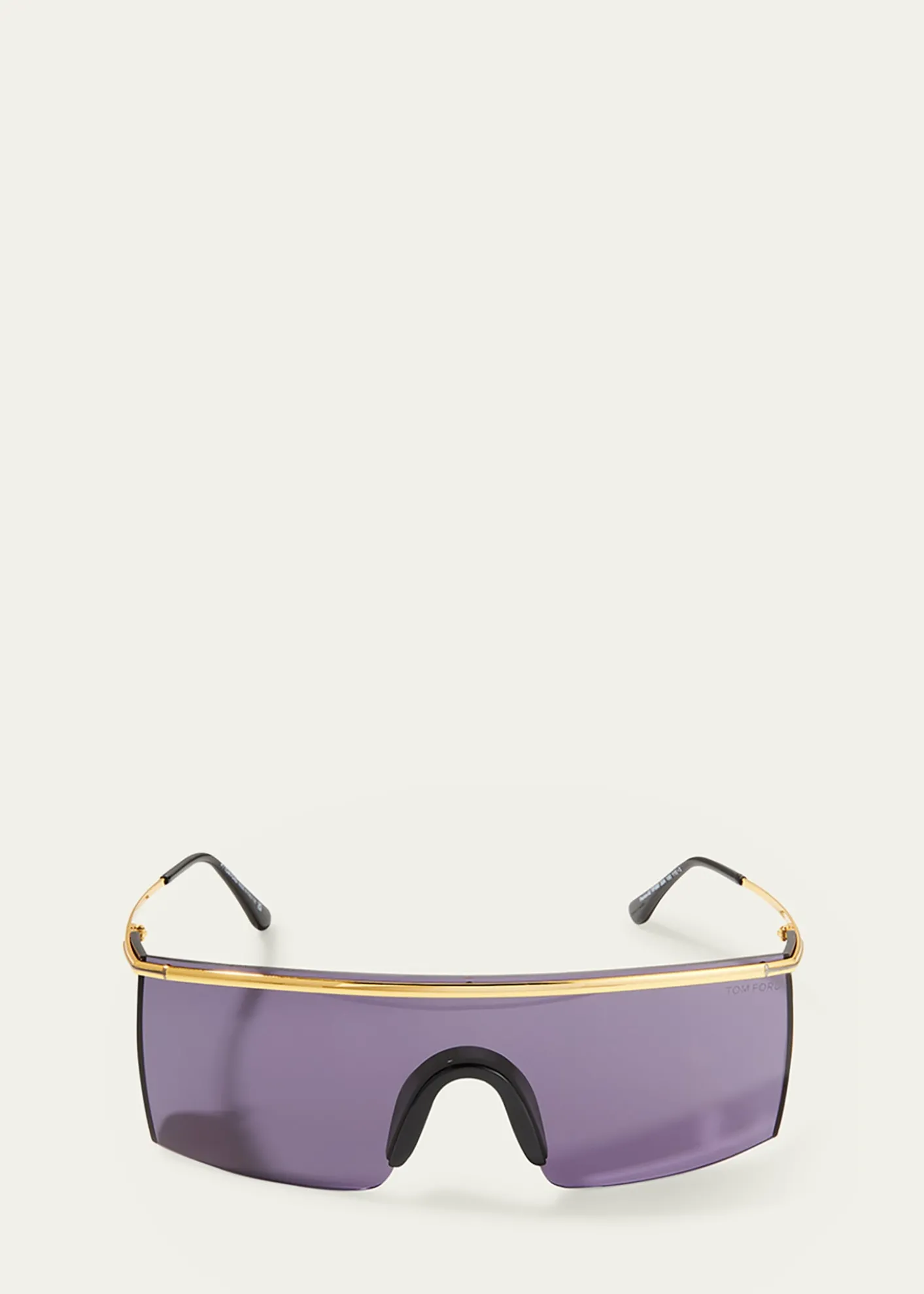 TOM FORDPavlos Metal Shield Sunglasses