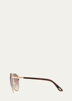 TOM FORDPenelope Metal Butterfly Sunglasses