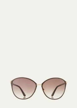 TOM FORDPenelope Metal Butterfly Sunglasses