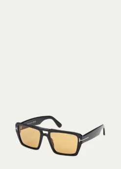 TOM FORDRedford Acetate Aviator Sunglasses