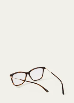 TOM FORDSquare Metal and Acetate Optical Glasses
