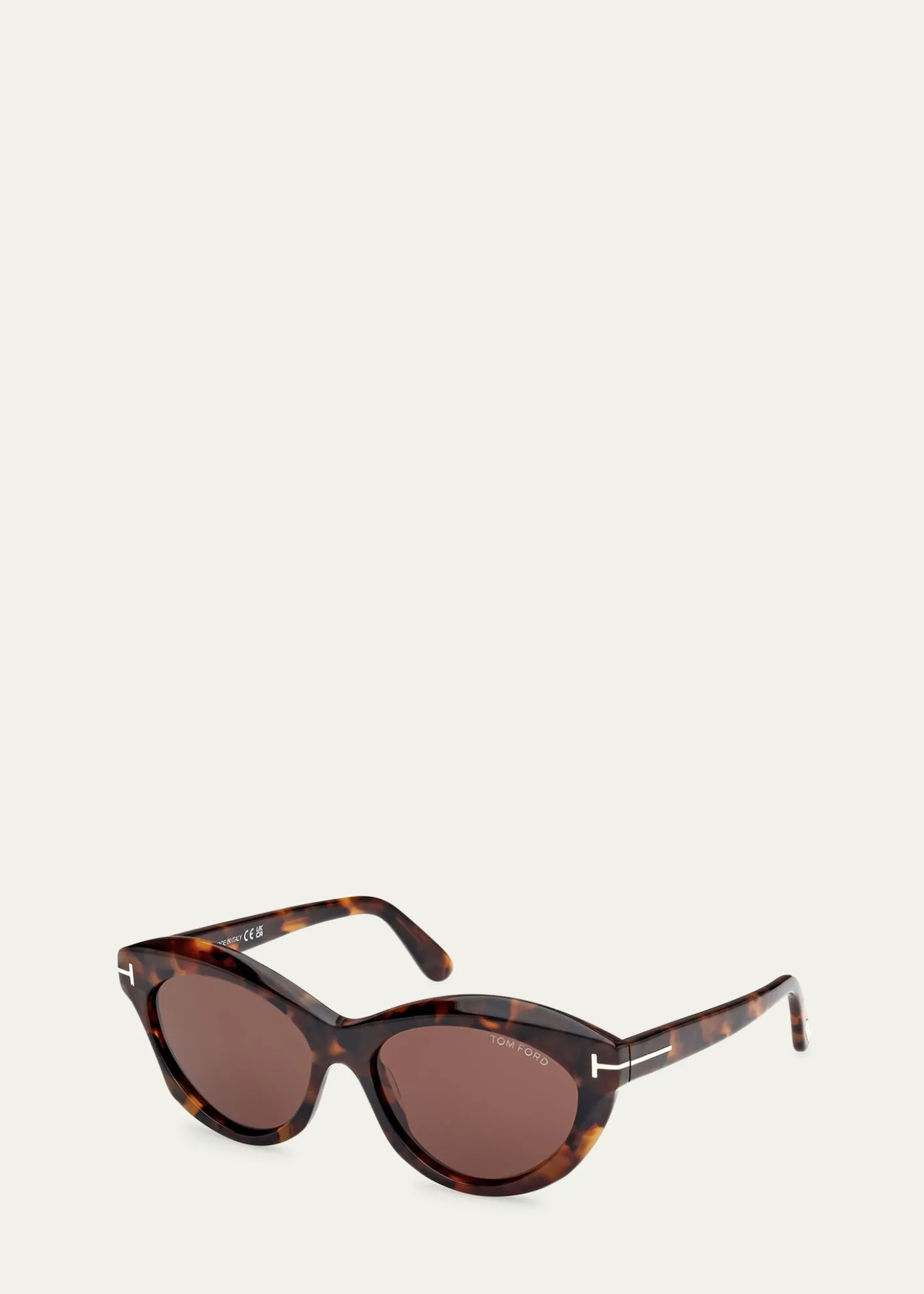 TOM FORDToni Acetate Oval Sunglasses