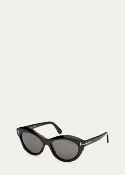TOM FORDToni Acetate Oval Sunglasses