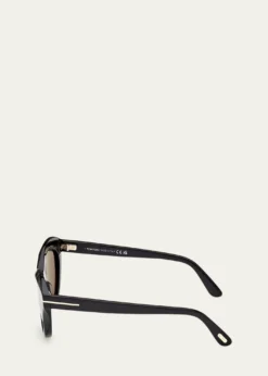 TOM FORDToni Acetate Oval Sunglasses