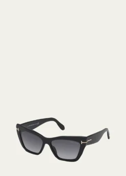 TOM FORDWyatt Plastic Cat-Eye Sunglasses