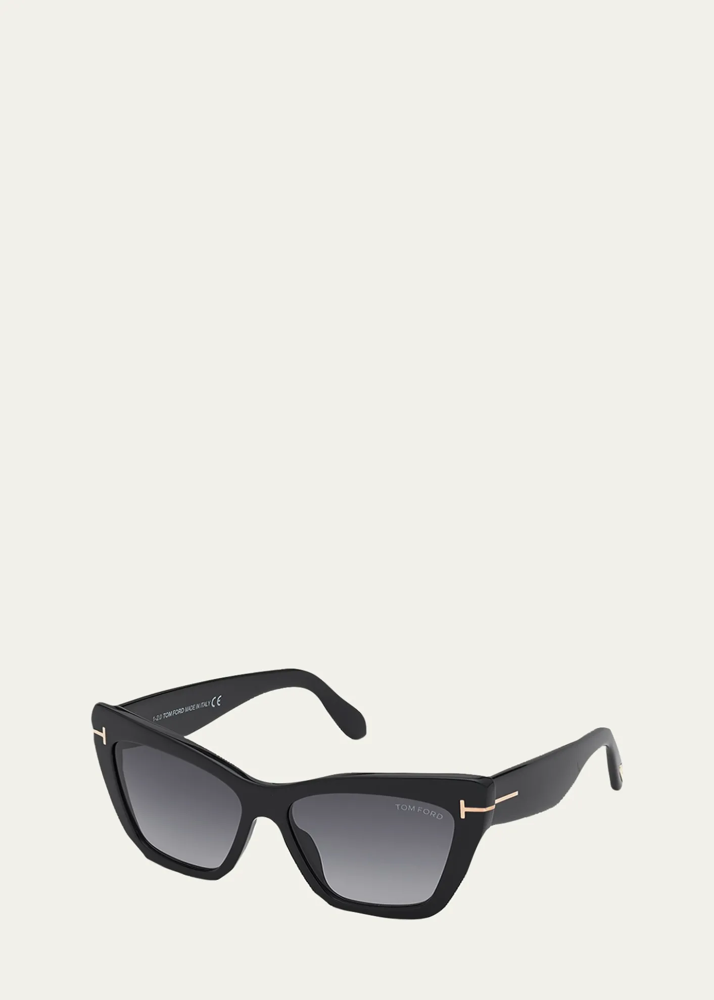 TOM FORDWyatt Plastic Cat-Eye Sunglasses