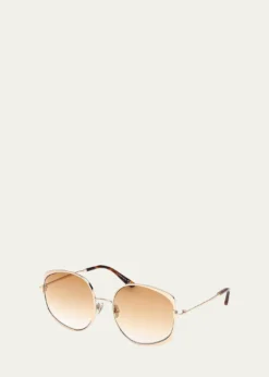 TOM FORDAbbey 58MM Geometric Sunglasses