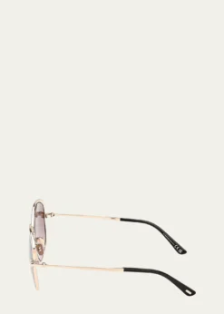 TOM FORDAbbey 58MM Geometric Sunglasses