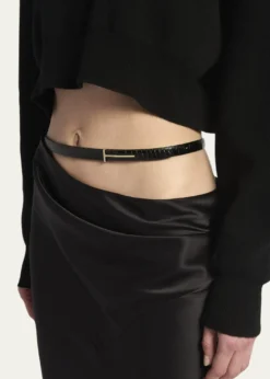 TOM FORDAsymmetric Satin Maxi Skirt With Train