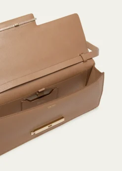 TOM FORDAube Leather East-West Shoulder Bag