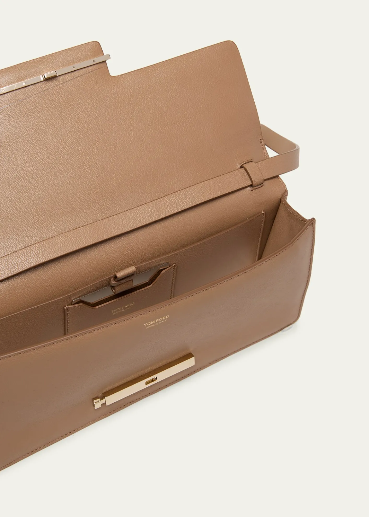 TOM FORDAube Leather East-West Shoulder Bag