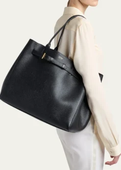 TOM FORDAudrey Large Grained Leather Tote Bag