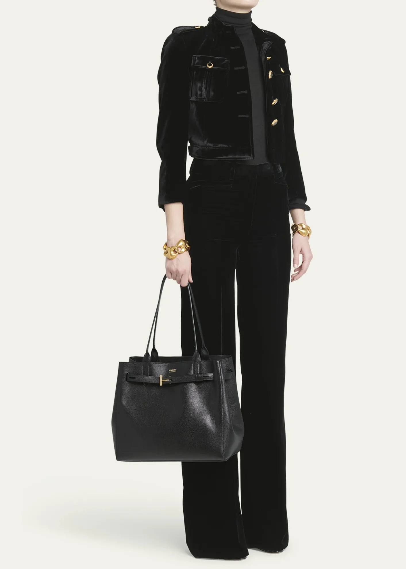 TOM FORDAudrey Medium Tote Bag in Grain Leather
