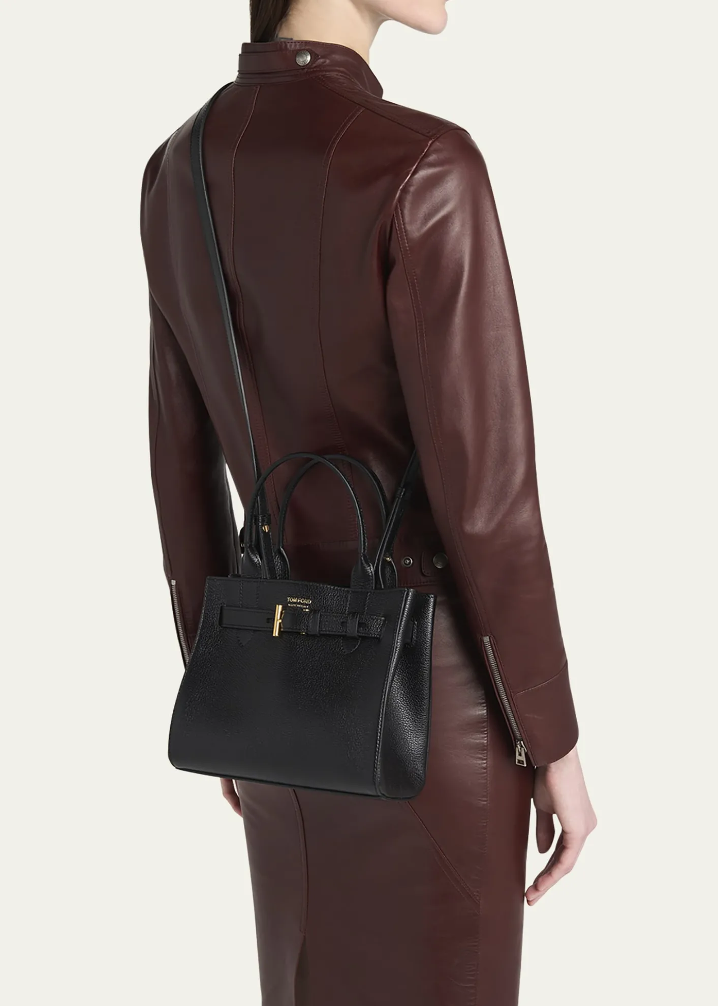 TOM FORDAudrey Small Tote Bag in Grain Leather