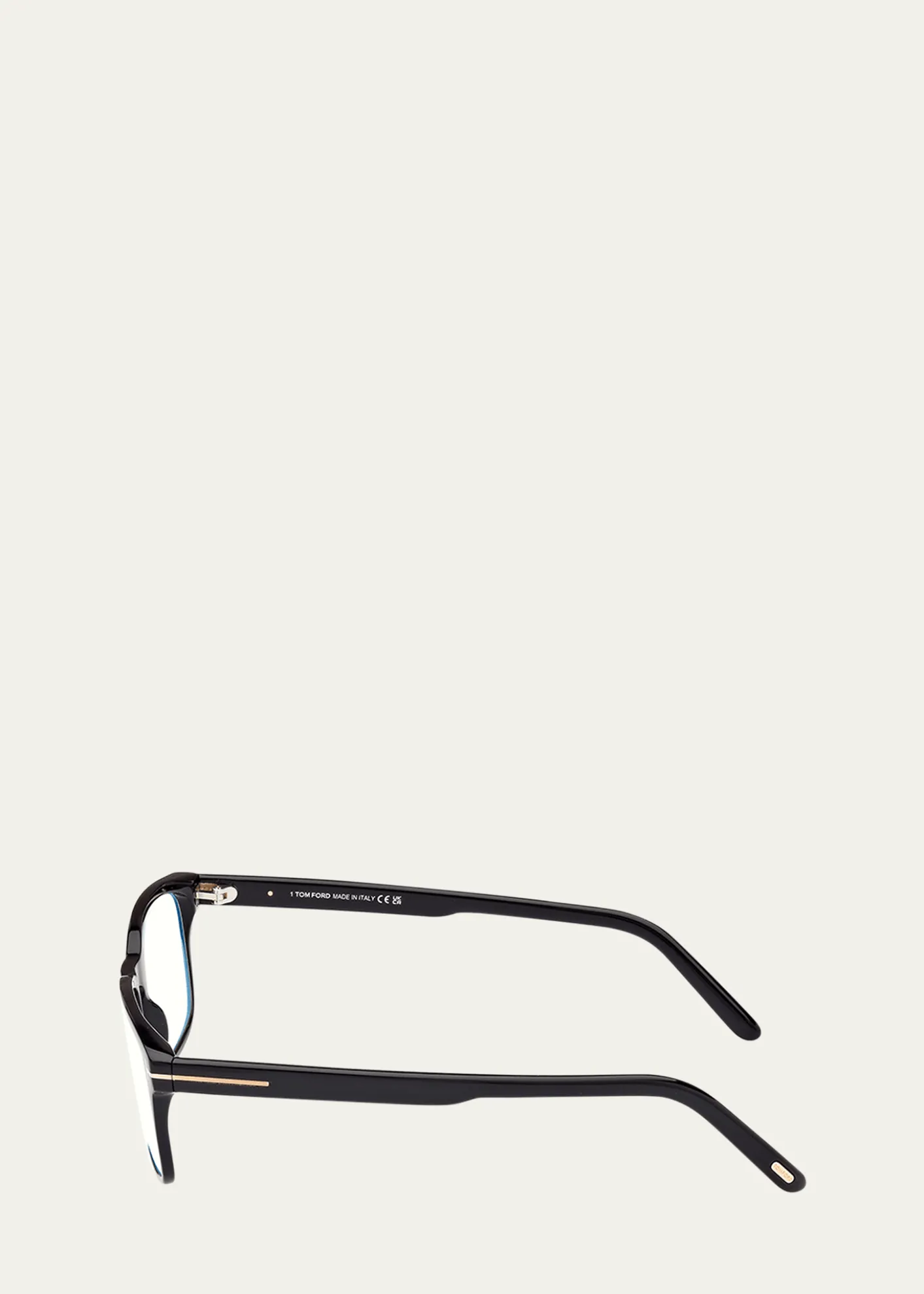 TOM FORDBlue Blocking Acetate Rectangle Glasses