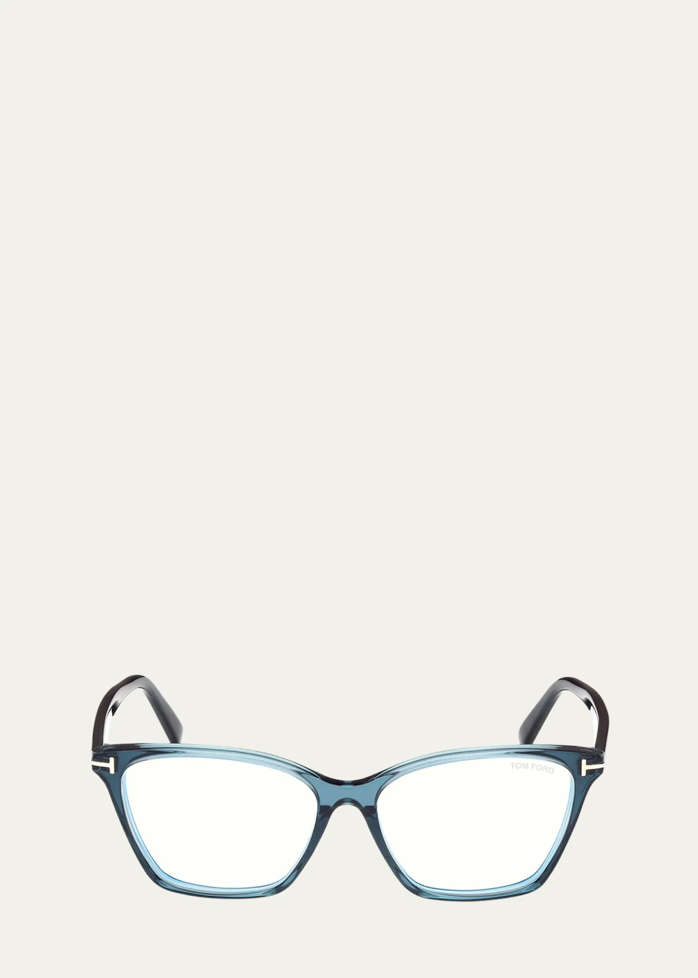 TOM FORDBlue Blocking Acetate Cat-Eye Glasses