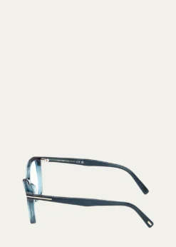 TOM FORDBlue Blocking Acetate Cat-Eye Glasses