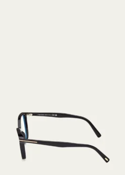 TOM FORDBlue Blocking Sleek Acetate Cat-Eye Glasses